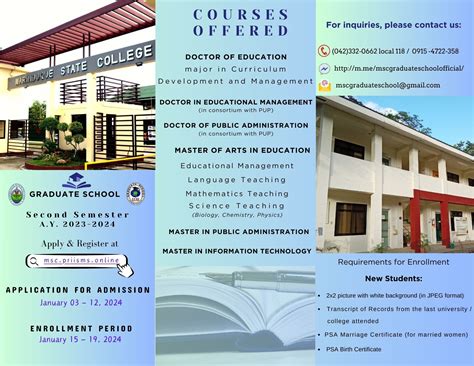 msc priisms online|Application for Admission and .